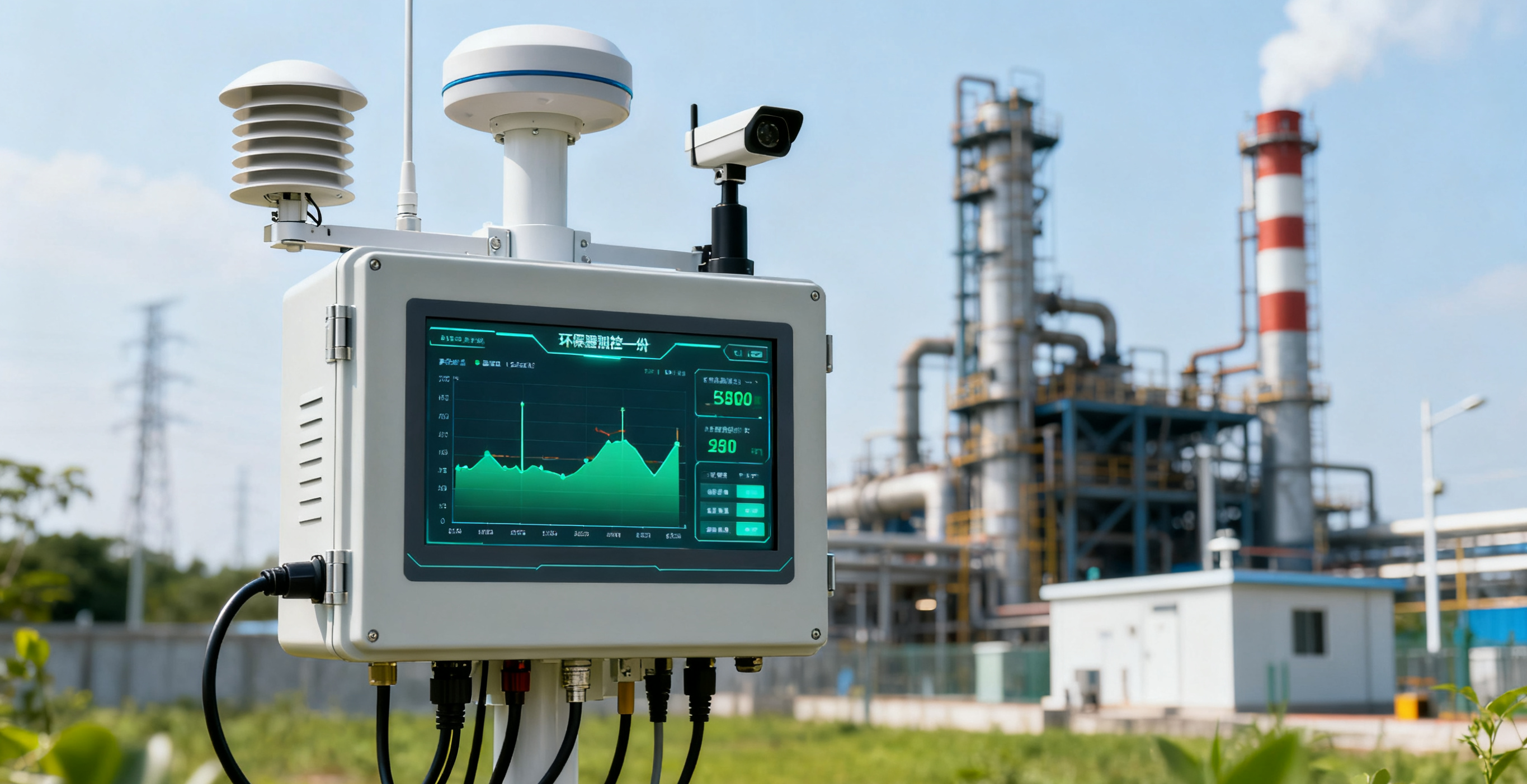 環保監測工控一體機：實時采污染物數據